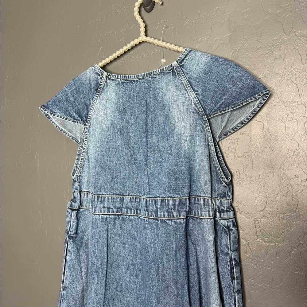 New Free People Roucha Maxi Denim Dress - Picture 10 of 11
